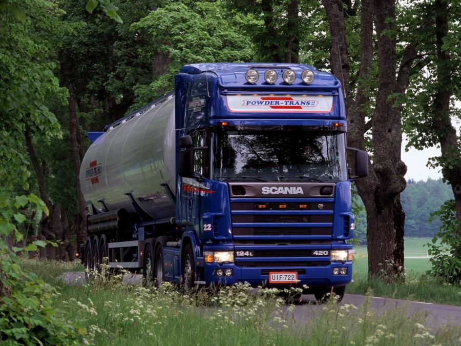  Scania R124L 420 6x2 1995 года  (фото 1 из 3)